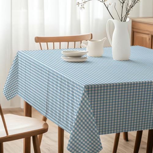 Martina Home Tischdecke mit Teflonbeschichtung Petit Vichy, 240 x 140 cm, Blau von Martina Home