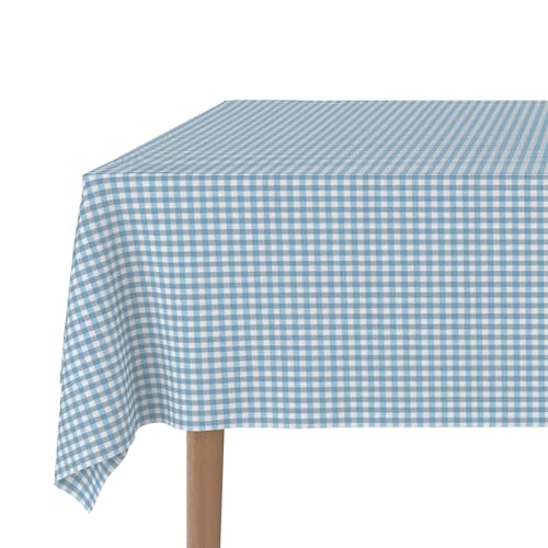 Martina Home Tischdecke mit Teflonbeschichtung Petit Vichy, 260 x 140 cm, Blau von Martina Home