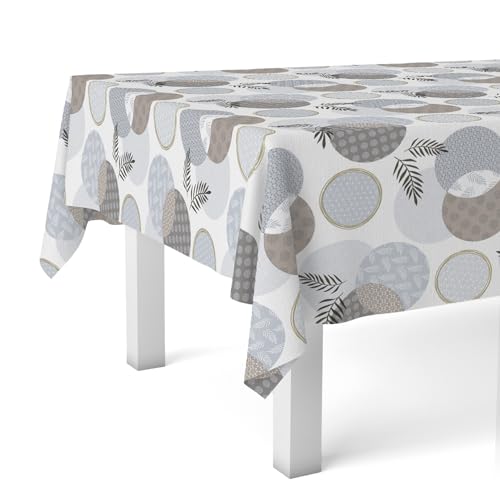 Martina Home Wachstuch-Tischdecke, Linsen, Weiß, 200 x 140 cm von Martina Home