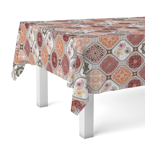 Martina Home Wachstuchtischdecke Jucar, 180 x 140 cm, Rot von Martina Home