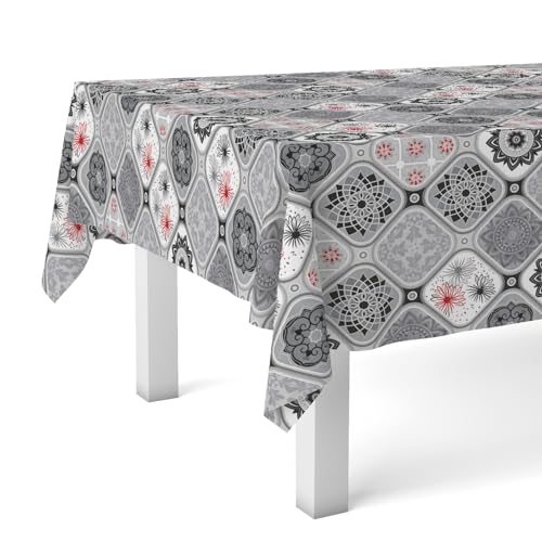 Martina Home Wachstuchtischdecke Jucar, 220 x 140 cm, Grau von Martina Home