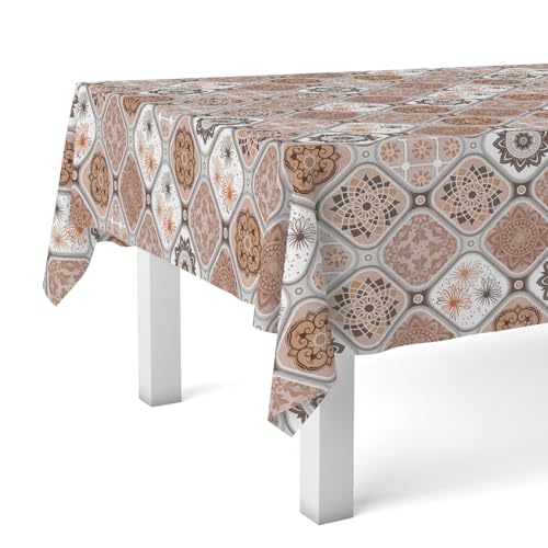 Martina Home Wachstuchtischdecke Jucar, rund, 140 cm, Braun Martina Home Wachstuchtischdecke Jucar, rund, 140 cm, Braun von Martina Home