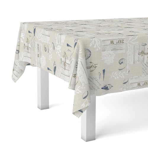 Martina Home Wachstuchtischdecke Narcea, 100 x 140 cm, Braun von Martina Home