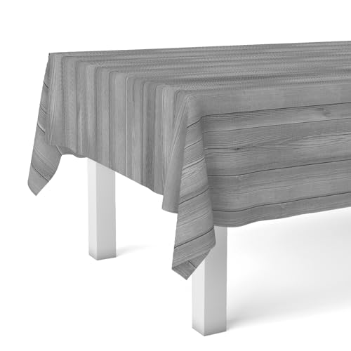 Martina Home Wachstuchtischdecke Wood, rund, 140 cm, Grau Martina Home Wachstuchtischdecke Wood, rund, 140 cm, Grau von Martina Home