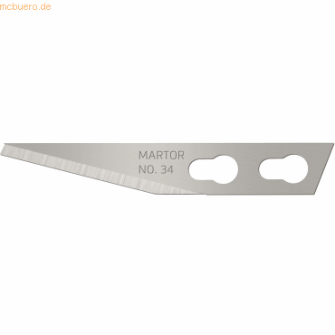 Martor Ersatzklinge Simpel Nr.34 34.50 10 Stück von Martor