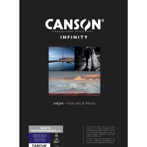CANSON Infinity Baryta Photographic II Matt Druckerpapier, A2, 310 g, 25 Blatt CANSON Infinity Baryta Photographic II Matt Druckerpapier, A2, 310 g, 25 Blatt von Maruman