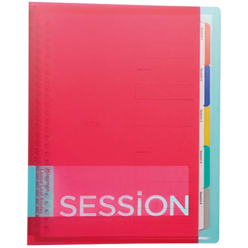 Maruman F310-01 Loseblattordner B5 Session 26 Loch rot von Maruman