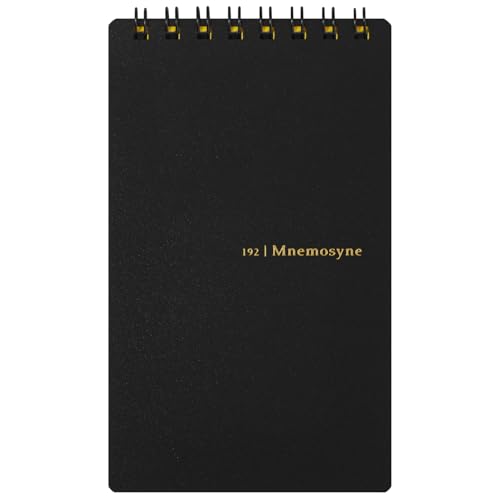 Maruman MNEMOSYNE Notizbuch, 13,2 x 7,6 cm (B7), 5 mm liniert, 21-zeilig, 50 Blatt (N192A) von Maruman