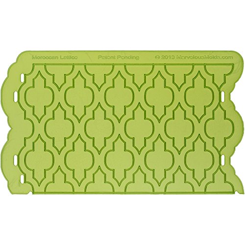 Moroccan Lattice Silicone Onlay By Marvelous Molds von Marvelous Molds