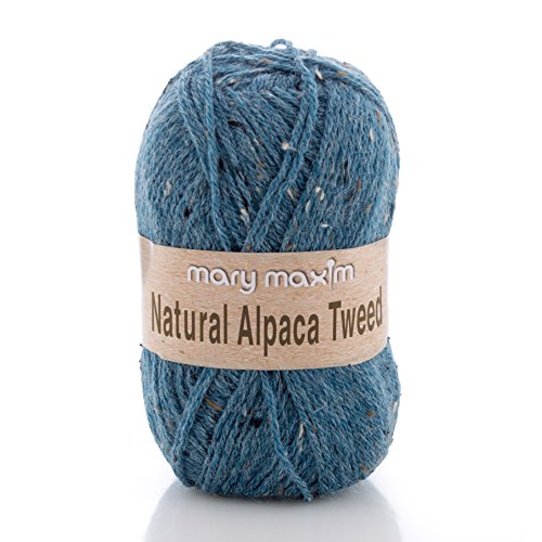 Mary Maxim Natürliche Alpakawolle Tweed Garn Cool Stream von Mary Maxim