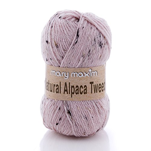 Mary Maxim Natürliche Alpakawolle Tweed Garn Rosenquarz Mary Maxim Natürliche Alpakawolle Tweed Garn Rosenquarz von Mary Maxim