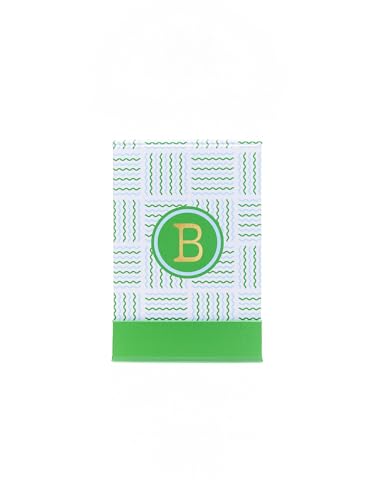 Mary Square Shorelines Monogram Initial B 6 x 4 Inch Green 80 Page Memo Flip Notepad with Magnetic Closure Mary Square Shorelines Monogram Initial B 6 x 4 Inch Green 80 Page Memo Flip Notepad with Magnetic Closure von Mary Square