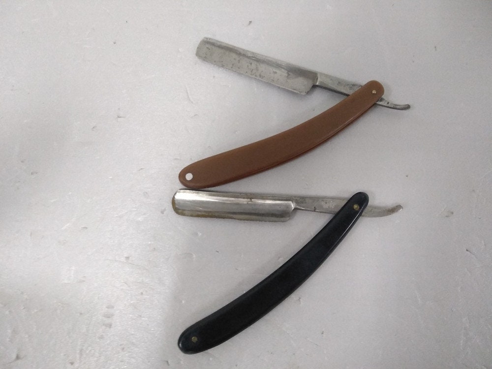 Vintage Rasiermesser 2stk "Extra", "Zarya". Udssr 50/70Er Jahre. Zur Restaurierung von MaryAntiqueStuff