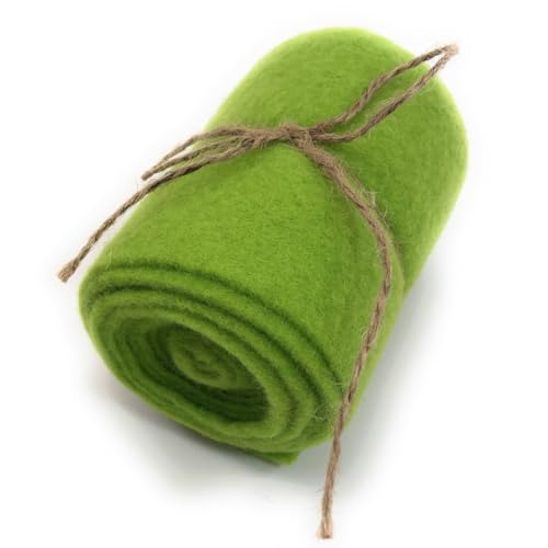 Marzoon 10 x 200 cm Hellgrün Filzband – Dekoband Filz für Basteln, Nähen & Tischdeko – Deko-Momente & Bastelspaß – vielseitig einsetzbar von Marzoon