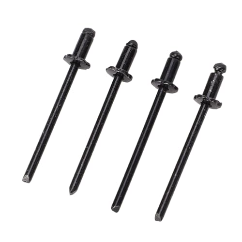 4PCS Aluminium Rosette Nieten Hochfestig Rostfeste, Lange Ersatz für AMC Vin Door -Tag (Schwarz) von MasYosh
