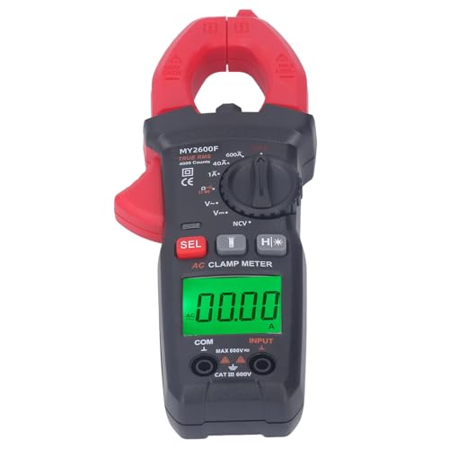MasYosh Digital Clamp Messer 4000 Zählungen LCD -Hintergrundbeleuchtung Automatisch -Ranging -Klemmstromspannungstester MasYosh Digital Clamp Messer 4000 Zählungen LCD -Hintergrundbeleuchtung Automatisch -Ranging -Klemmstromspannungstester von MasYosh