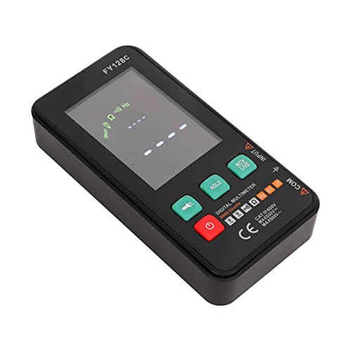 MasYosh Digitales Multimeter, Hoch Präziser Autoidentifikationsspannungsstrommessgerät mit Großer Farbbildschirm für Elektriker, die die Frequenz der AC -DC -Spannungswiderstand Messen von MasYosh