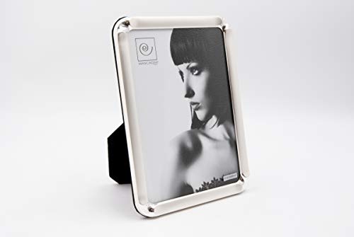 Mascagni Bilderrahmen aus gebürstetem Metall – Fotogröße 15 x 20 cm – rechteckig Mascagni Bilderrahmen aus gebürstetem Metall – Fotogröße 15 x 20 cm – rechteckig von Mascagni