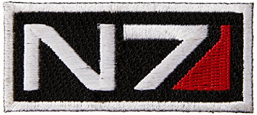 Mass Effect 3 Wappen N7 Logo Aufnäher - Patch - gestickt von Mass Effect