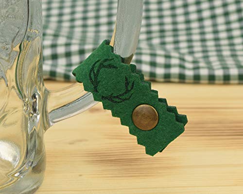 Henkelband 'Geweih' - Farbe wählbar - 1 Stück - Oktoberfest Maß Maßkrugband von Maßkrugband.de