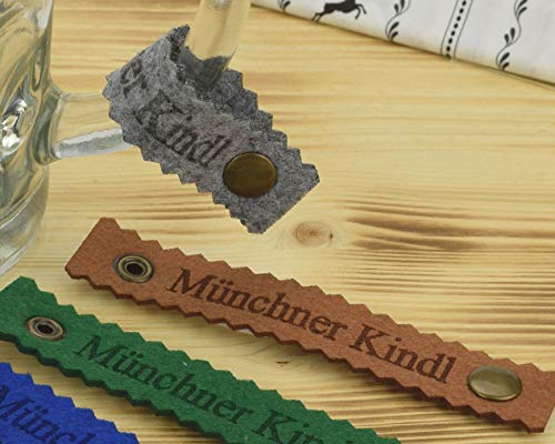Henkelband 'Münchner Kindl' - Farbe wählbar - 1 Stück - Oktoberfest Maß Maßkrugband von Maßkrugband.de
