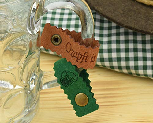 Henkelband 'Ozapft is' - Farbe wählbar - 1 Stück - Oktoberfest Maß Maßkrugband Henkelband 'Ozapft is' - Farbe wählbar - 1 Stück - Oktoberfest Maß Maßkrugband von Maßkrugband.de