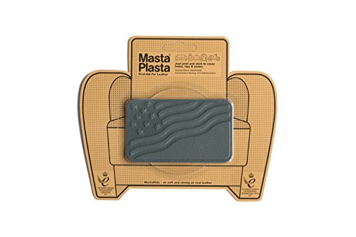 MastaPlasta Leder-Reparaturflicken selbstklebend, PREMIUM. GRAU. Wählen Sie Farbe/Größe. Erste Hilfe für Sofas, Autositze, Handtaschen, Jacken usw von MastaPlasta