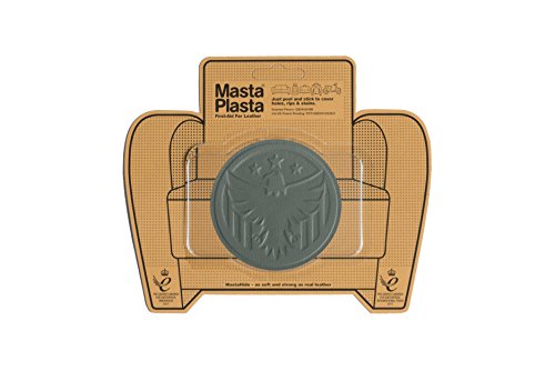 MastaPlasta Leder-Reparaturflicken selbstklebend, Premium. GRAU. Wählen Sie Farbe/Größe. Erste Hilfe für Sofas, Autositze, Handtaschen, Jacken usw von MastaPlasta