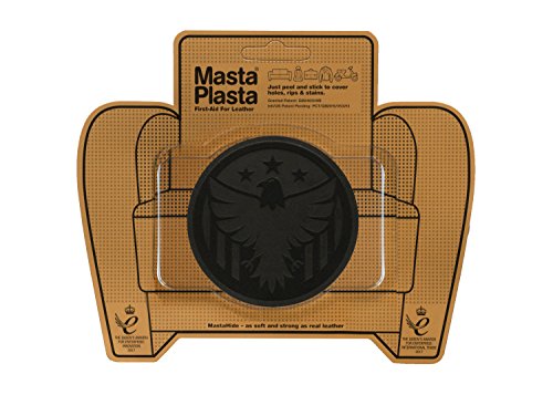 MastaPlasta Selbstklebende Premium-Reparaturflicken aus Wildleder, für Sofas, Autositze, Taschen und mehr, zum Aufkleben, Adler 8cm x 8cm von MastaPlasta