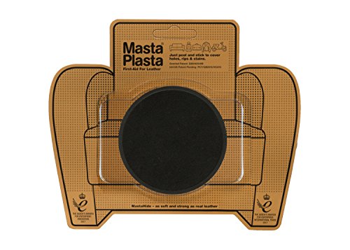 MastaPlasta Selbstklebende Premium-Reparaturflicken aus Wildleder, für Sofas, Autositze, Taschen und mehr, zum Aufkleben, Kreis 8cm x 8cm von MastaPlasta