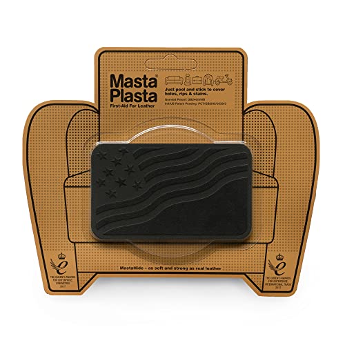 MastaPlasta Premium Wildleder Flicken Selbstklebend - Schwarz Wildleder - 10cm x 6cm. Design: Flagge. Dekoration oder Reparatur für Sofas, Autositze, Handtaschen, Jacken MastaPlasta Premium Wildleder Flicken Selbstklebend - Schwarz Wildleder - 10cm x 6cm. Design: Flagge. Dekoration oder Reparatur für Sofas, Autositze, Handtaschen, Jacken von MastaPlasta