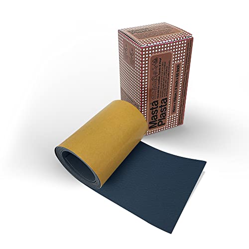 MastaPlasta Selbstklebende Leder Reparatur Patch - Marineblau 150cm x 10cm. Ihr schnelles und einfaches All-in-One-Reparaturset in Polsterqualität für Sofas, Autositze, DIY MastaPlasta Selbstklebende Leder Reparatur Patch - Marineblau 150cm x 10cm. Ihr schnelles und einfaches All-in-One-Reparaturset in Polsterqualität für Sofas, Autositze, DIY von MastaPlasta