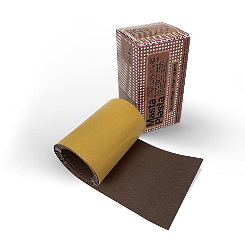 MastaPlasta Selbstklebende Leder Reparatur Patch - Mittelbraun 150cm x 10cm. Ihr schnelles und einfaches All-in-One-Reparaturset in Polsterqualität für Sofas, Autositze, DIY MastaPlasta Selbstklebende Leder Reparatur Patch - Mittelbraun 150cm x 10cm. Ihr schnelles und einfaches All-in-One-Reparaturset in Polsterqualität für Sofas, Autositze, DIY von MastaPlasta