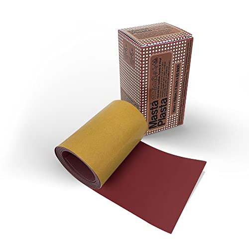 MastaPlasta Selbstklebende Leder Reparatur Patch - Rot 150cm x 10cm. Ihr schnelles und einfaches All-in-One-Reparaturset in Polsterqualität für Sofas, Autositze, DIY MastaPlasta Selbstklebende Leder Reparatur Patch - Rot 150cm x 10cm. Ihr schnelles und einfaches All-in-One-Reparaturset in Polsterqualität für Sofas, Autositze, DIY von MastaPlasta