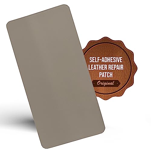 MastaPlasta Selbstklebende Premium Leder Reparatur Patch - Beige Leder - 20cm x 10cm. Sofortige Polsterung Qualität Patch für Sofas, Autositze, Jacken, DIY von MastaPlasta