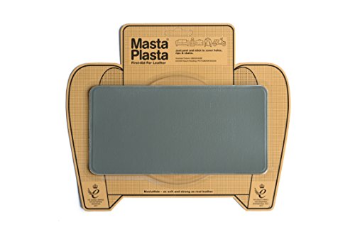 MastaPlasta Selbstklebende Premium Leder Reparatur Patch - Grau Leder - 20cm x 10cm. Sofortige Polsterung Qualität Patch für Sofas, Autositze, Jacken, DIY MastaPlasta Selbstklebende Premium Leder Reparatur Patch - Grau Leder - 20cm x 10cm. Sofortige Polsterung Qualität Patch für Sofas, Autositze, Jacken, DIY von MastaPlasta