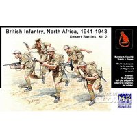 British Infantry North Africa Desert von Master Box Plastic Kits