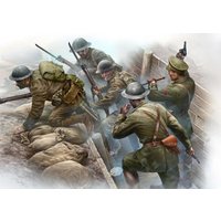 British Infantry before the Attack WWI von Master Box Plastic Kits