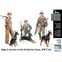 Dogs in service in US Marine Corps von Master Box Plastic Kits