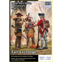 Fair exchange - Indian Wars Series, XVIII century. - Kit No.4 Fair exchange - Indian Wars Series, XVIII century. - Kit No.4 von Master Box Plastic Kits