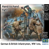 Hand-to-Hand Fight, German & British von Master Box Plastic Kits
