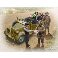 Hitching a ride - US Paratroopers and Civilins 1945 von Master Box Plastic Kits