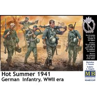 Hot Summer 1941. German Infantry, WWII era von Master Box Plastic Kits