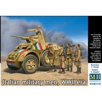 Italian military men WWII era von Master Box Plastic Kits