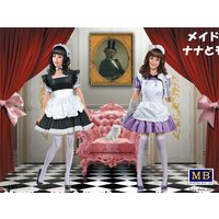 Maid café girls Nana and Momoko von Master Box Plastic Kits