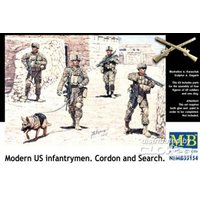 Modern U.S.infantrymen. Cordon and Searc von Master Box Plastic Kits