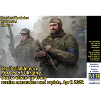 Russian-Ukrainian War Series - Kit No 4 -Territ DefForc Ukrai.Bucha cle-up mara rapiApr22 von Master Box Plastic Kits