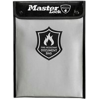 Master Lock® Dokumententasche DIN A4 schwarz silikonbeschichtet 2,8 cm, 1 St. von Master Lock®