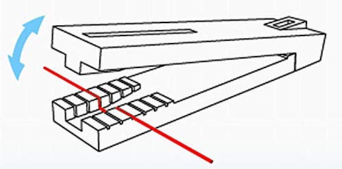 Master Tools 09921 - Modellbauzubehör Handrail Jig, Biegewerkzeug für Geländerstangen, grau von Trumpeter