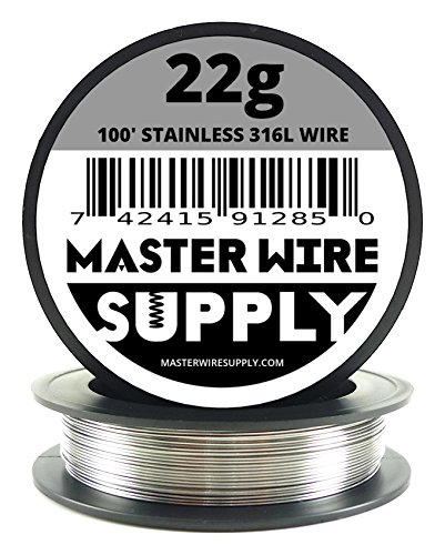Master Wire Supply Edelstahl 316L 22g 30,5m Draht von Master Wire Supply